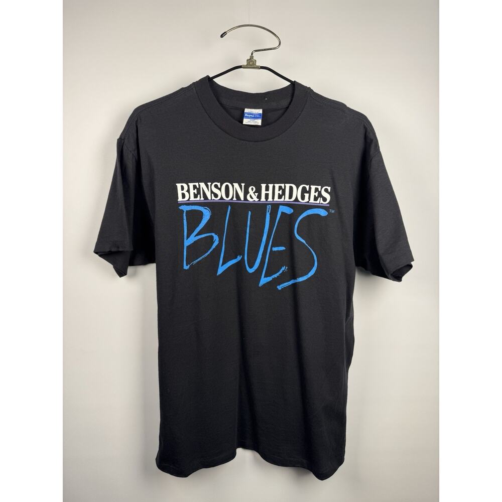 VTG NWOT 90’s Benson & Hedges Blues Music Festival Shirt Cigarette XL 24x30